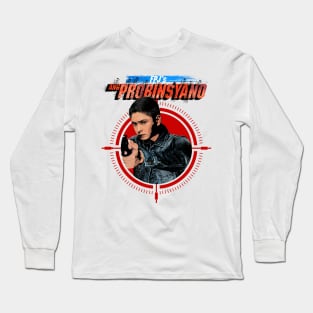 Ang Probinsyano Graphic Headshot, Coco Martin Long Sleeve T-Shirt